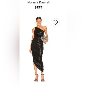 NORMA KAMALI black dress.  Never worn. Size small